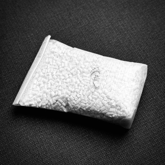 DCF dry bag lying on its side, showing its three-dimensional shape.