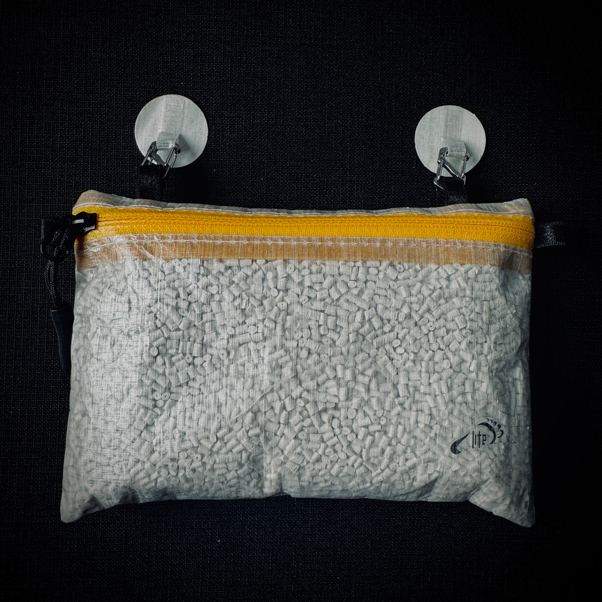 Front view of the DCF organiser pouch with two Microdot hanging points.